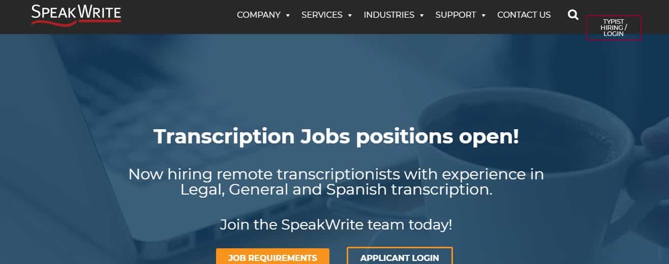 Speak Write Best online transcription jobs for beginners
